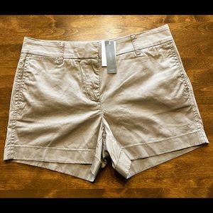 NWT J Crew Chino Short Khaki Size 4